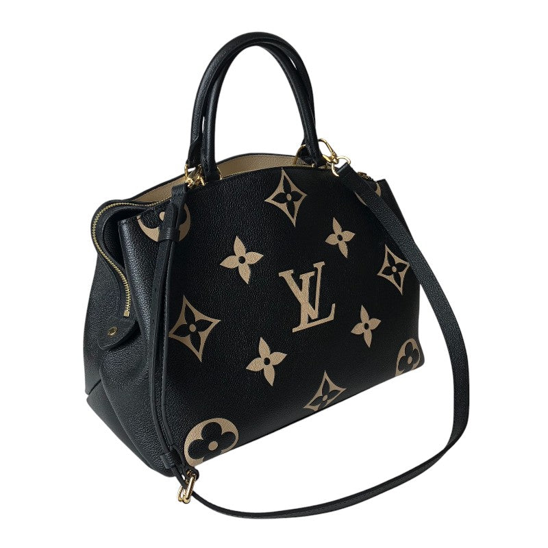 ルイ・ヴィトン LOUIS VUITTON グラン・パレMM M45842 バイカラー モノグラム・アンプラント レザー レディース ハンドバッグ