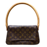 ルイ・ヴィトン LOUIS VUITTON ミニ・ルーピング M51147 モノグラム PVC/レザー レディース ハンドバッグ