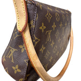 ルイ・ヴィトン LOUIS VUITTON ミニ・ルーピング M51147 モノグラム PVC/レザー レディース ハンドバッグ