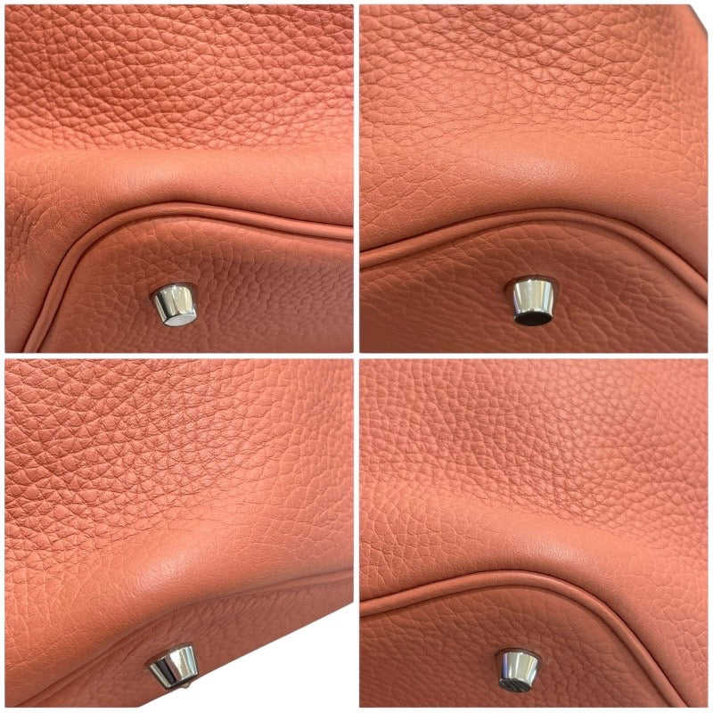 エルメス HERMES ピコタンロックMM □Q刻 ローズティー トリヨン レディース ハンドバッグ