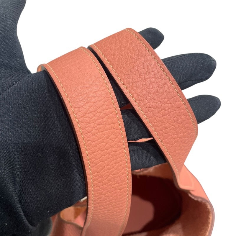 エルメス HERMES ピコタンロックMM □Q刻 ローズティー トリヨン レディース ハンドバッグ