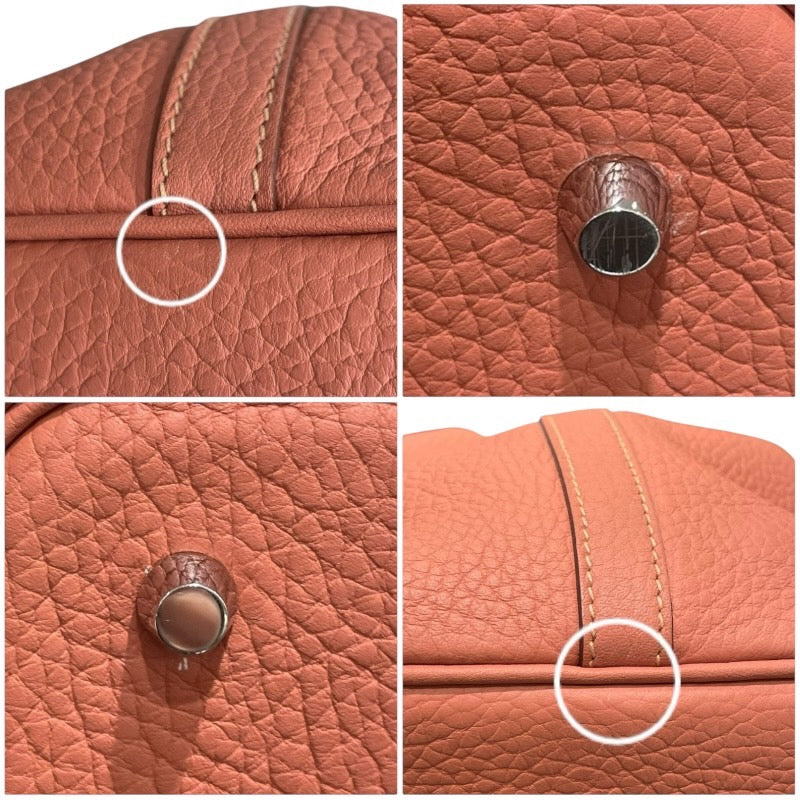 エルメス HERMES ピコタンロックMM □Q刻 ローズティー トリヨン レディース ハンドバッグ