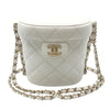 シャネル CHANEL クルーズ　バニティケース　チェーンショルダーバッグ AS3708 ホワイト　GD金具 ラム レディース ショルダーバッグ