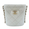 シャネル CHANEL クルーズ　バニティケース　チェーンショルダーバッグ AS3708 ホワイト　GD金具 ラム レディース ショルダーバッグ