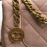 シャネル CHANEL マトラッセスモールフラップバッグ AS4012 ピンク×GD金具 ラムスキン レディース ショルダーバッグ