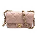 シャネル CHANEL マトラッセスモールフラップバッグ AS4012 ピンク×GD金具 ラムスキン レディース ショルダーバッグ