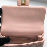 シャネル CHANEL マトラッセスモールフラップバッグ AS4012 ピンク×GD金具 ラムスキン レディース ショルダーバッグ