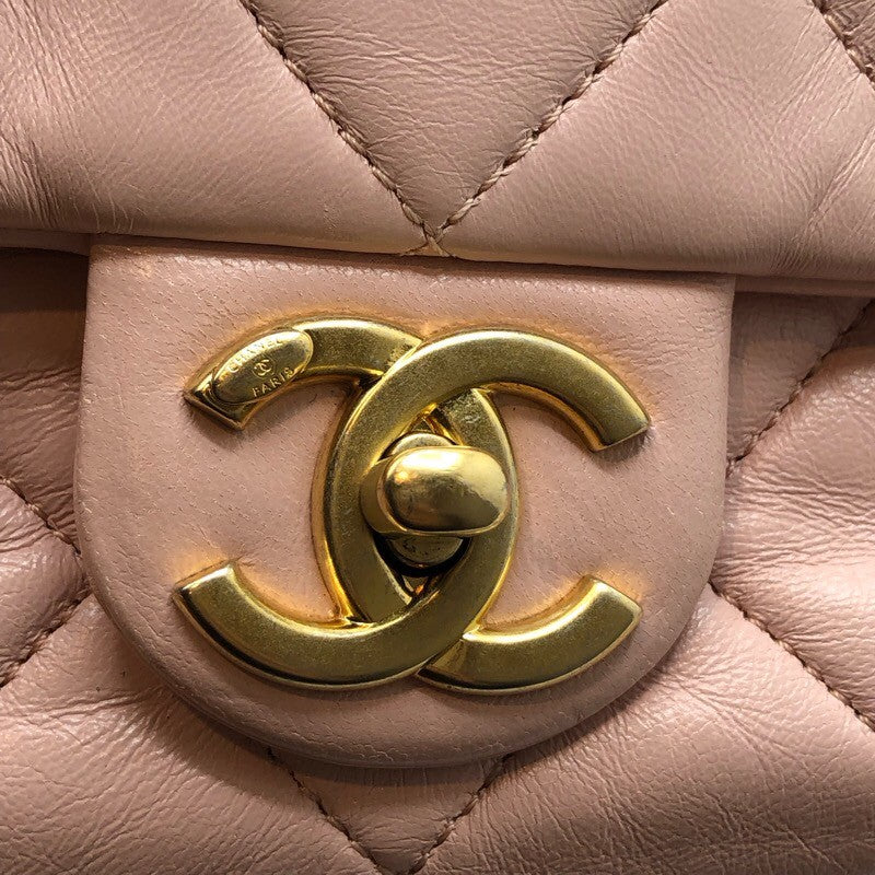 シャネル CHANEL マトラッセスモールフラップバッグ AS4012 ピンク×GD金具 ラムスキン レディース ショルダーバッグ