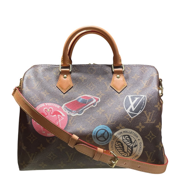 ルイ・ヴィトン LOUIS VUITTON スピーディ・バンドリエール30 ワールドツアー M43231 モノグラム モノグラムキャンバス レディース ボストンバッグ