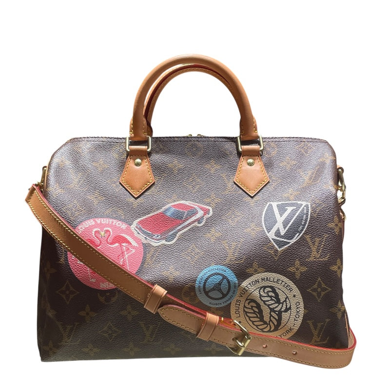 ルイ・ヴィトン LOUIS VUITTON スピーディ・バンドリエール30 ワールドツアー M43231 モノグラム モノグラムキャンバス レディース ボストンバッグ
