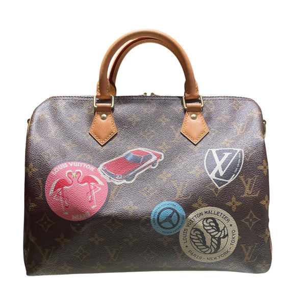 ルイ・ヴィトン LOUIS VUITTON スピーディ・バンドリエール30 ワールドツアー M43231 モノグラム モノグラムキャンバス レディース ボストンバッグ