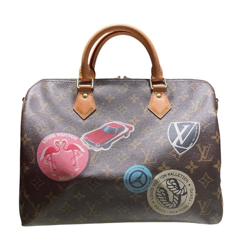 ルイ・ヴィトン LOUIS VUITTON スピーディ・バンドリエール30 ワールドツアー M43231 モノグラム モノグラムキャンバス レディース ボストンバッグ