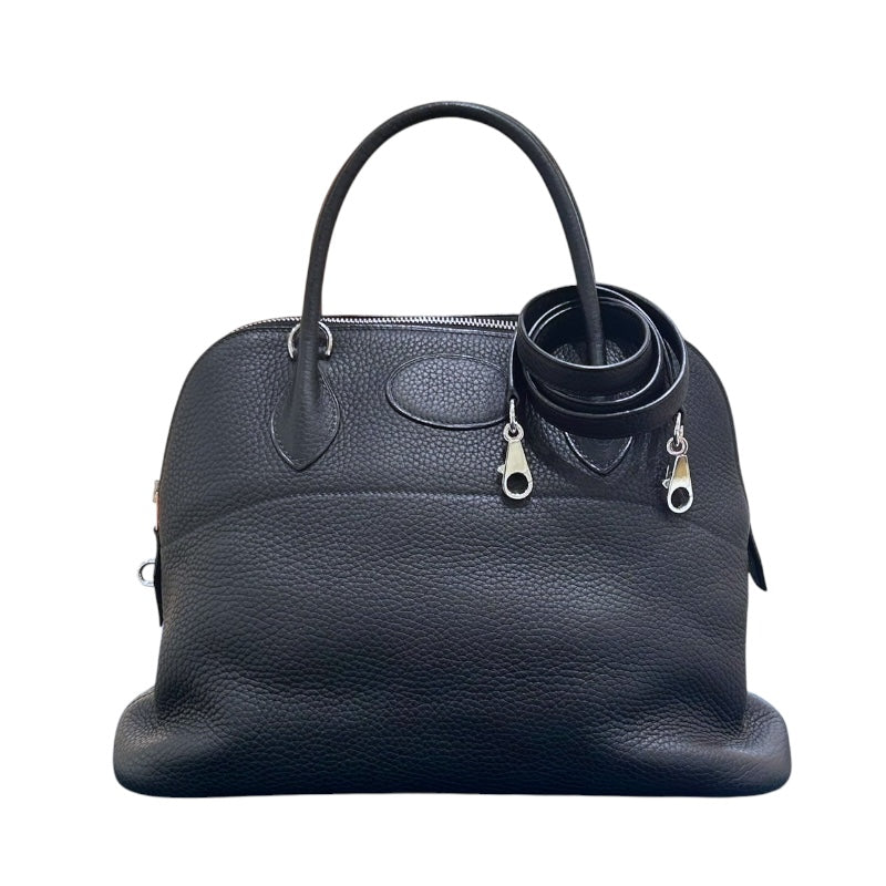 エルメス HERMES ボリード31 □J刻印 ブラック シルバー金具 トリヨンクレマンス レディース ハンドバッグ