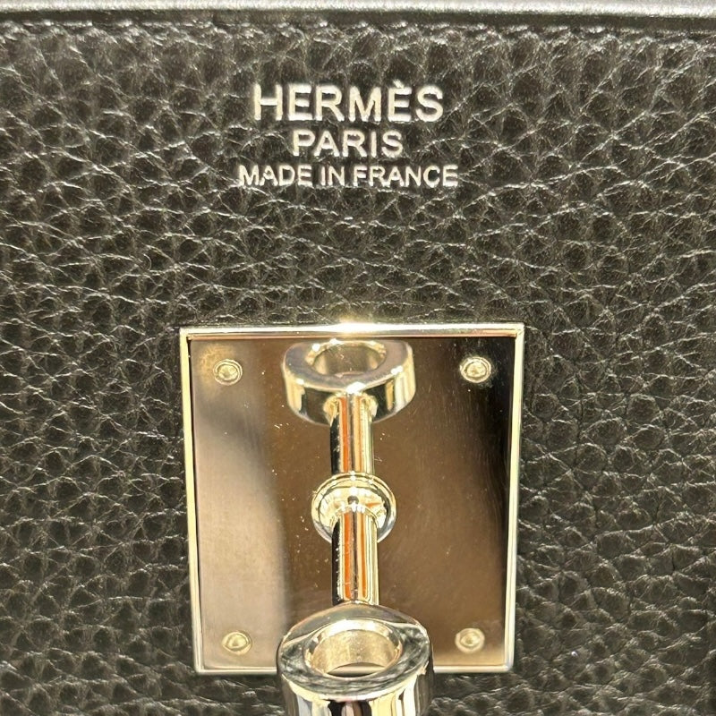 エルメス HERMES バーキン30 A刻 ブラック/SV金具 トリヨン レディース ハンドバッグ