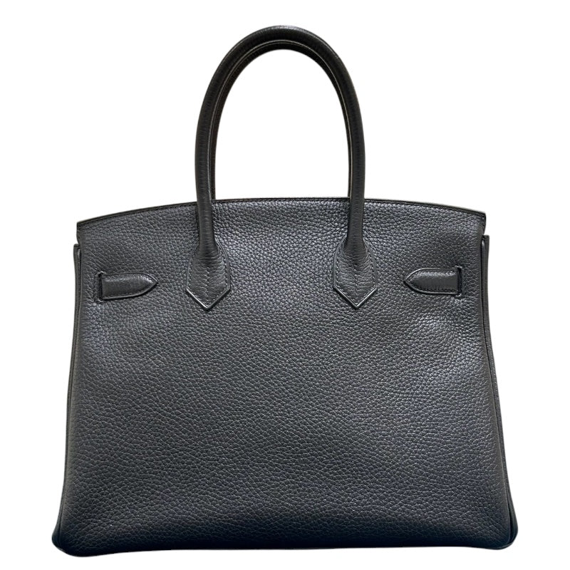 エルメス HERMES バーキン30 A刻 ブラック/SV金具 トリヨン レディース ハンドバッグ
