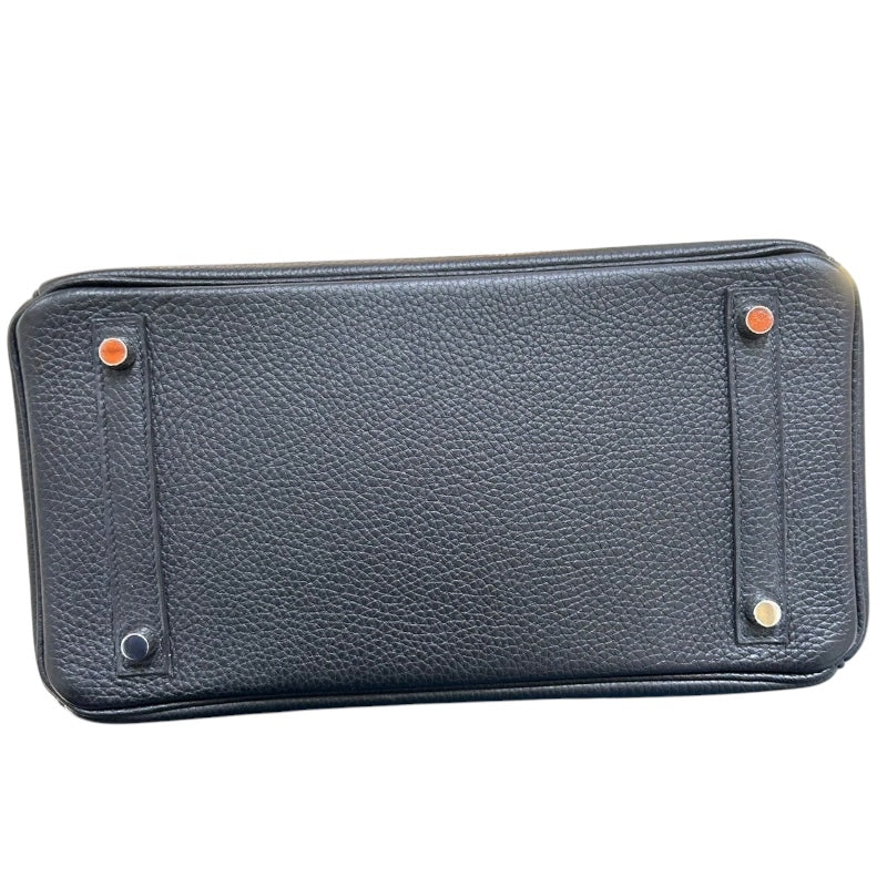 エルメス HERMES バーキン30 A刻 ブラック/SV金具 トリヨン レディース ハンドバッグ