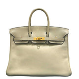 エルメス HERMES バーキン25 X刻印 セージ・GD金具 スイフト レディース ハンドバッグ
