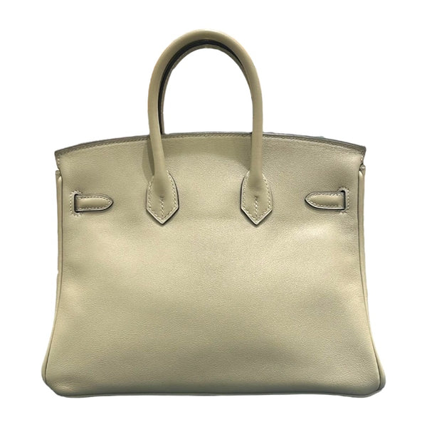 エルメス HERMES バーキン25 X刻印 セージ・GD金具 スイフト レディース ハンドバッグ