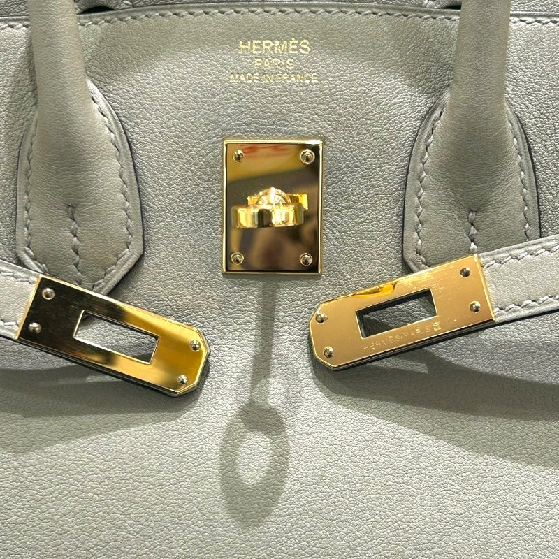 エルメス HERMES バーキン25 X刻印 セージ・GD金具 スイフト レディース ハンドバッグ