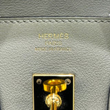 エルメス HERMES バーキン25 X刻印 セージ・GD金具 スイフト レディース ハンドバッグ