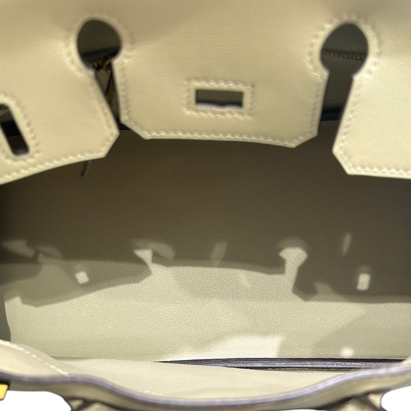エルメス HERMES バーキン25 X刻印 セージ・GD金具 スイフト レディース ハンドバッグ