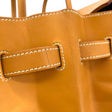エルメス HERMES バーキン35 □F刻 ブラック ナチュラル シルバー金具 アルデンヌ・ヴァッシュ レディース トートバッグ