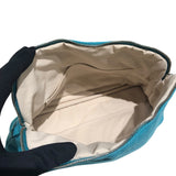 エルメス HERMES ボリードポーチMM ライトブルー トワル ユニセックス ポーチ