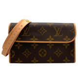 ルイ・ヴィトン LOUIS VUITTON ポシェットフロランティーヌ M51855 ブラウン モノグラム レディース ショルダーバッグ