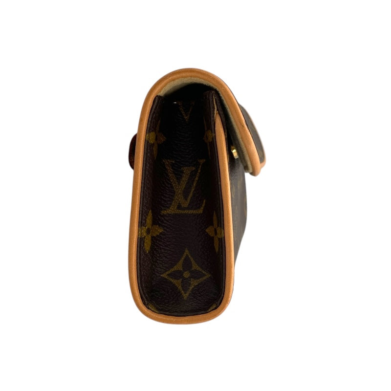 ルイ・ヴィトン LOUIS VUITTON ポシェットフロランティーヌ M51855 ブラウン モノグラム レディース ショルダーバッグ