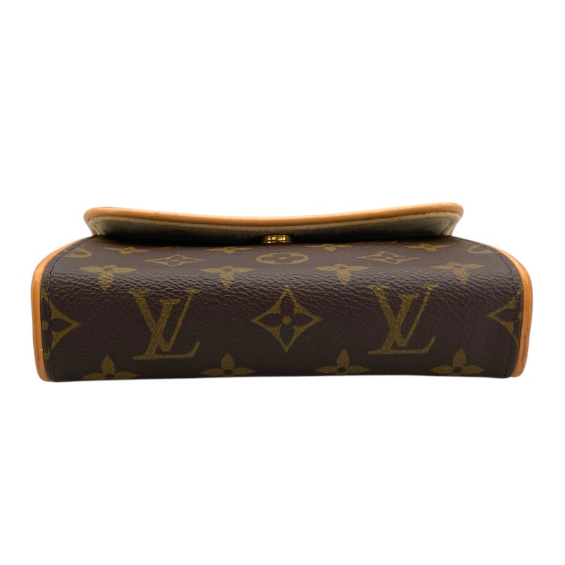 ルイ・ヴィトン LOUIS VUITTON ポシェットフロランティーヌ M51855 ブラウン モノグラム レディース ショルダーバッグ