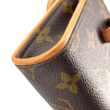 ルイ・ヴィトン LOUIS VUITTON ポシェットフロランティーヌ M51855 ブラウン モノグラム レディース ショルダーバッグ