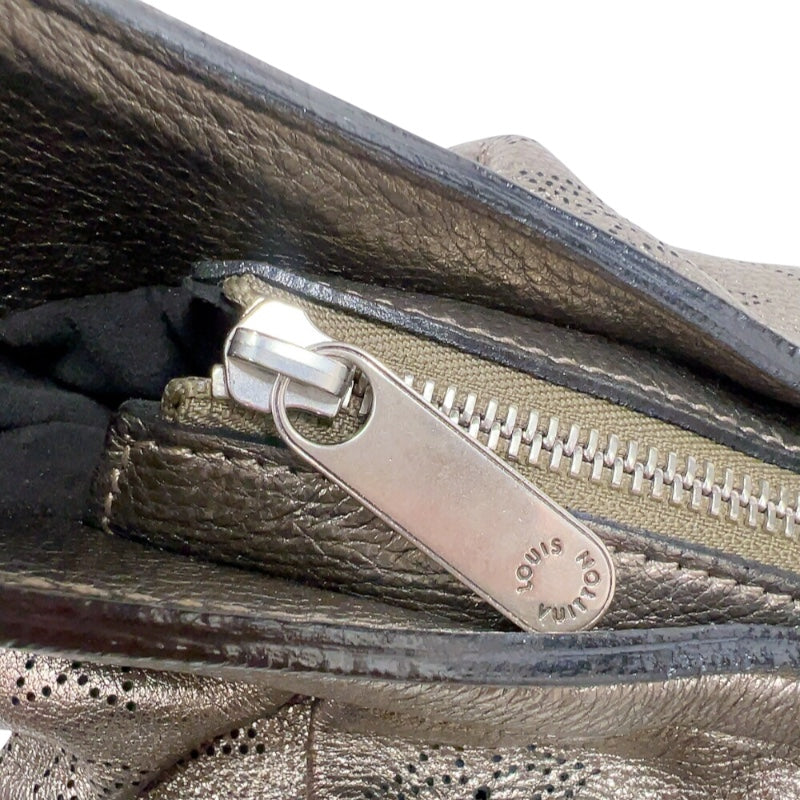 ルイ・ヴィトン LOUIS VUITTON マヒナXS M95717 ブロンズ　シルバー金具 モノグラム・マヒナ レディース ショルダーバッグ