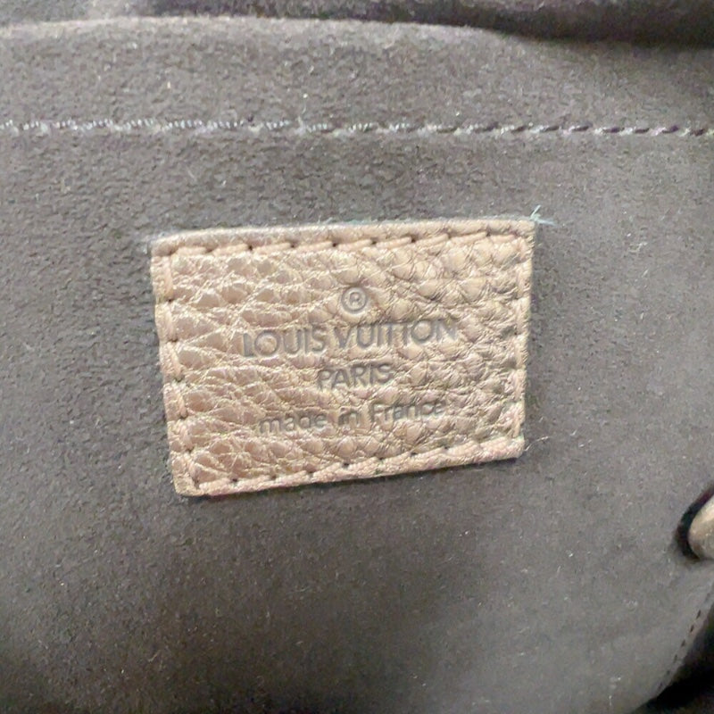 ルイ・ヴィトン LOUIS VUITTON マヒナXS M95717 ブロンズ　シルバー金具 モノグラム・マヒナ レディース ショルダーバッグ