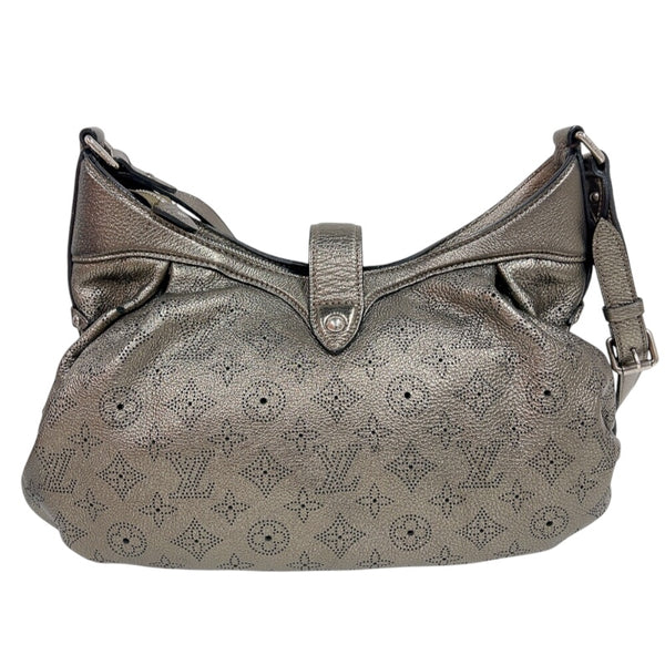 ルイ・ヴィトン LOUIS VUITTON マヒナXS M95717 ブロンズ　シルバー金具 モノグラム・マヒナ レディース ショルダーバッグ