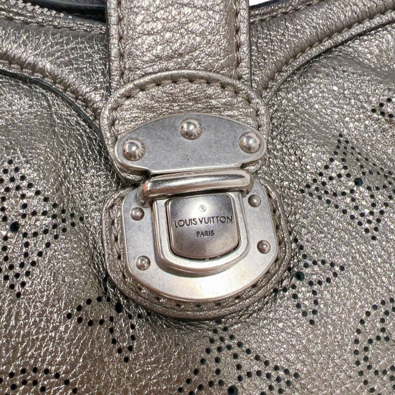 ルイ・ヴィトン LOUIS VUITTON マヒナXS M95717 ブロンズ　シルバー金具 モノグラム・マヒナ レディース ショルダーバッグ