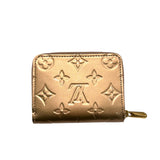 ルイ・ヴィトン LOUIS VUITTON ジッピー・コインパース M90601 ベージュ モノグラム・ヴェルニ レディース 二つ折り財布