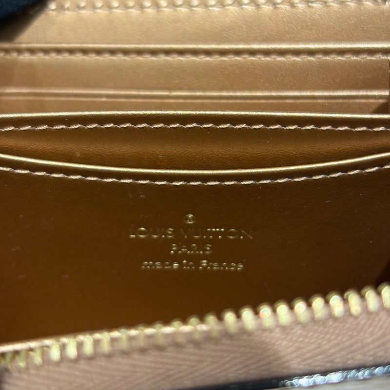 ルイ・ヴィトン LOUIS VUITTON ジッピー・コインパース M90601 ベージュ モノグラム・ヴェルニ レディース 二つ折り財布