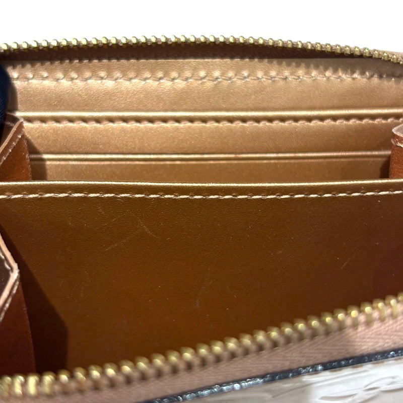 ルイ・ヴィトン LOUIS VUITTON ジッピー・コインパース M90601 ベージュ モノグラム・ヴェルニ レディース 二つ折り財布