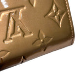 ルイ・ヴィトン LOUIS VUITTON ジッピー・コインパース M90601 ベージュ モノグラム・ヴェルニ レディース 二つ折り財布