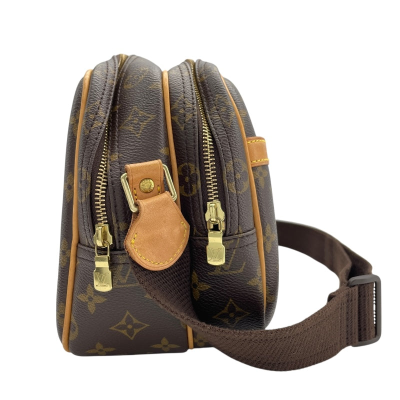 ルイ・ヴィトン LOUIS VUITTON リポーターPM M45254 ブラウン モノグラム・キャンバス レディース ショルダーバッグ