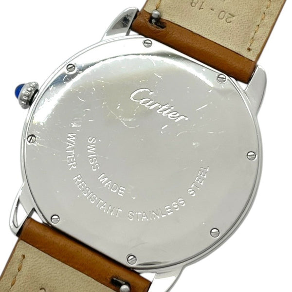 カルティエ Cartier ロンドソロ LM W6700255 SS メンズ 腕時計