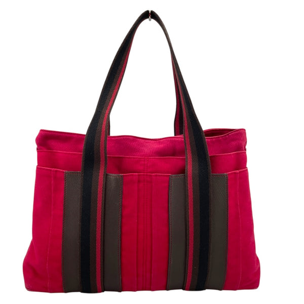 エルメス HERMES トロカホリゾンタルMM ワインレッド SV金具 トワル