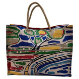 エルメス HERMES ファルニエンテ マルチカラー　SV金具 トワル トートバッグ