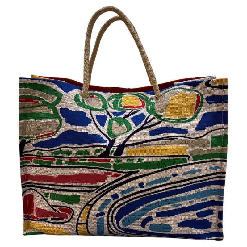 エルメス HERMES ファルニエンテ マルチカラー　SV金具 トワル トートバッグ