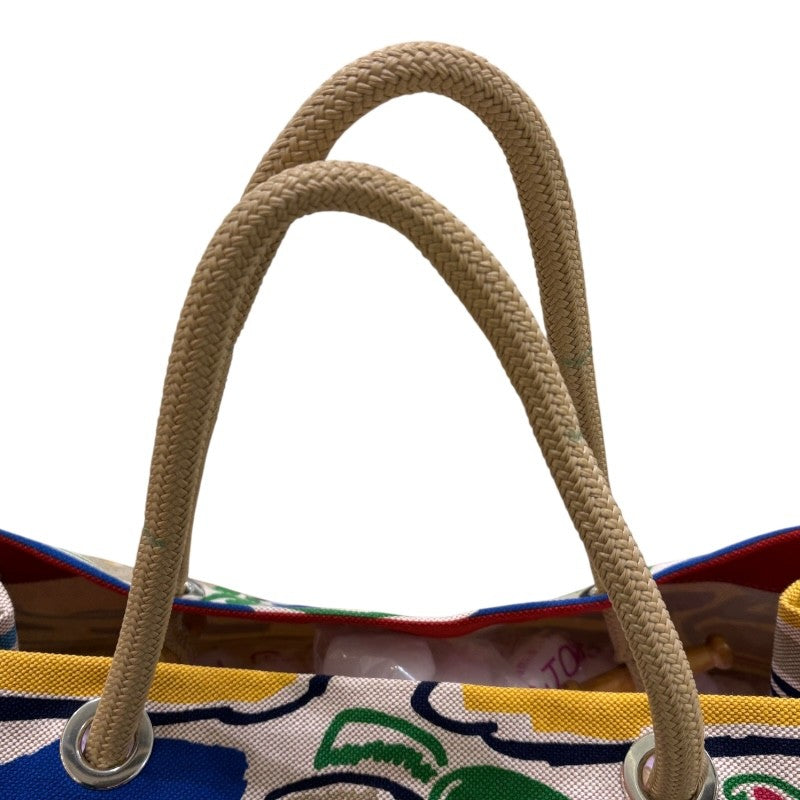 エルメス HERMES ファルニエンテ マルチカラー　SV金具 トワル トートバッグ