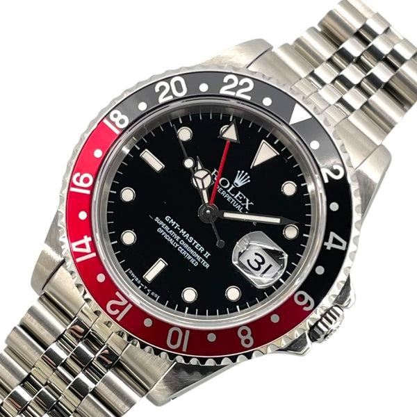 ロレックス ROLEX GMTマスター2 16710 ブラック SS 自動巻き メンズ 腕時計