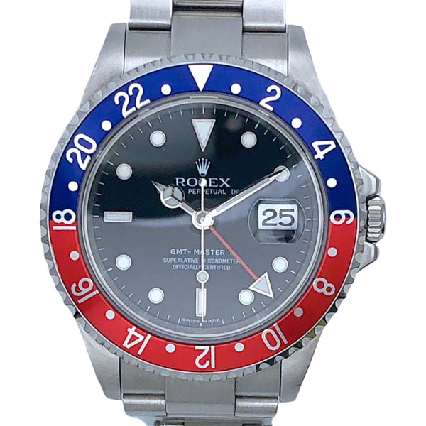 ロレックス ROLEX GMTマスター２　スティックダイヤル 16710 SS メンズ 腕時計
