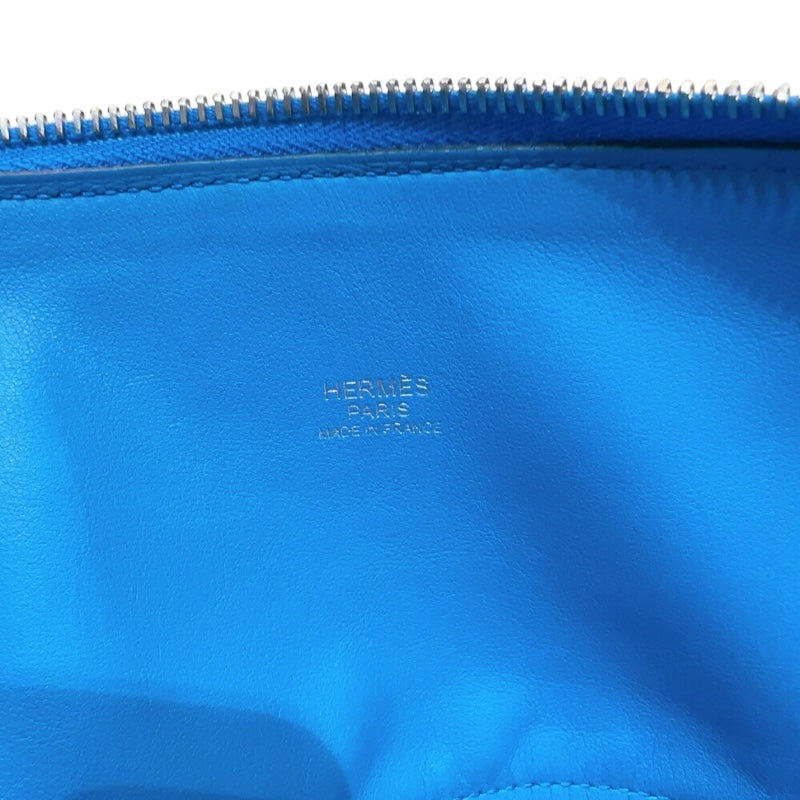 エルメス HERMES ボリード31 U刻印　(2022年製) ブルーフリーダ  トリヨンクレマンス レディース ショルダーバッグ