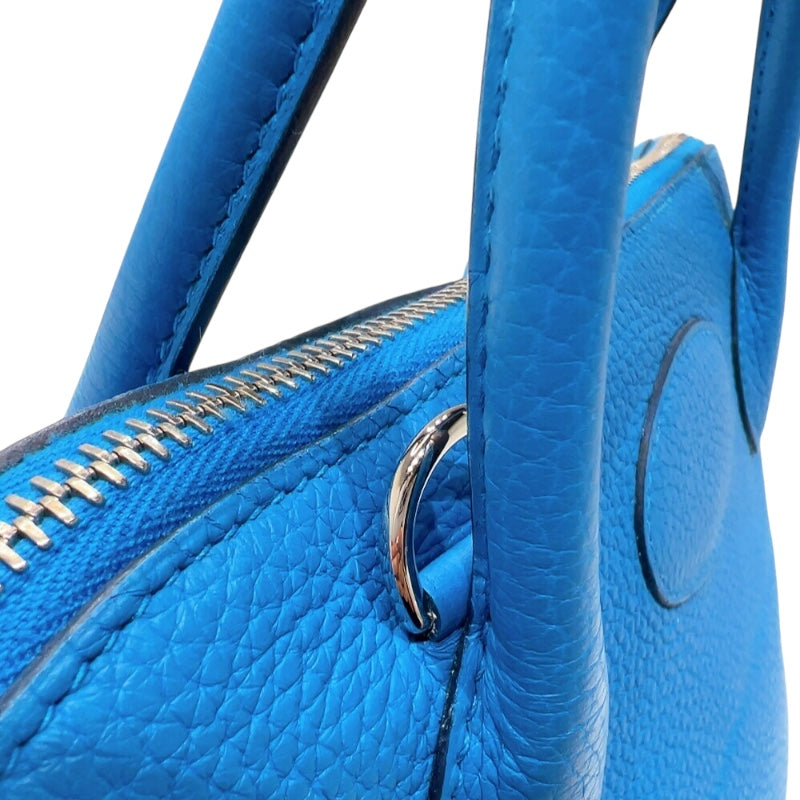 エルメス HERMES ボリード31 U刻印　(2022年製) ブルーフリーダ  トリヨンクレマンス レディース ショルダーバッグ