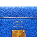 エルメス HERMES ケリー25 内縫い W刻印　(2024年製) ブルーイドラ　シルバー金具 トゴ レディース ショルダーバッグ